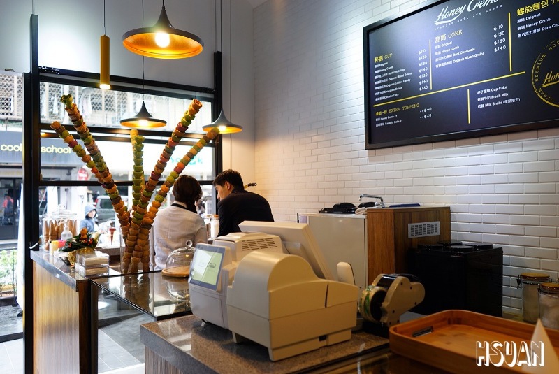 台北大安。韓國Honey Creme蜂巢冰淇淋