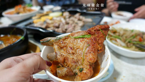東輝韓食館,馬鈴薯排骨湯、烤豬肉套餐