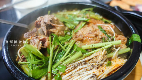 東輝韓食館,馬鈴薯排骨湯、烤豬肉套餐