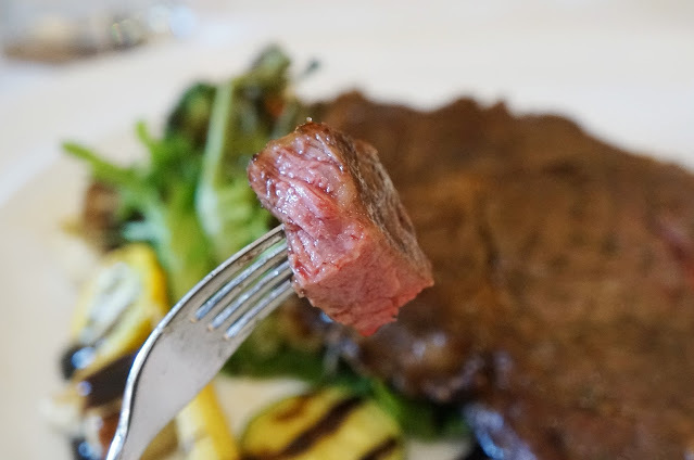 【台中西屯牛排推薦】菲菲花園義式餐廳-美國 U.S. Prime 肋眼牛排 16oz