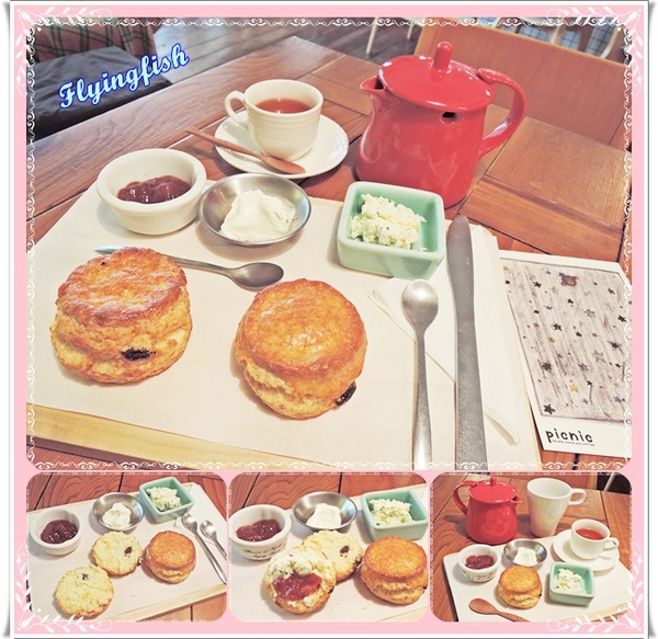 picnic野餐咖啡：✜  讓人一吃難忘滴美味鹹派＋英式司康(Scone)愜意雙重享受－「Picnic野餐咖啡」♪♫ ♩♬ ♥～…