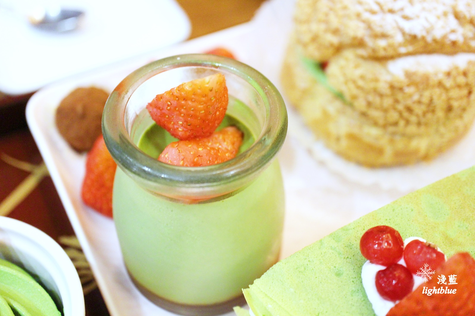 [ 台電大樓站美食 ] 淺藍 × 平安京茶事～草莓季限定抹茶甜點，四月底前趕緊來吃