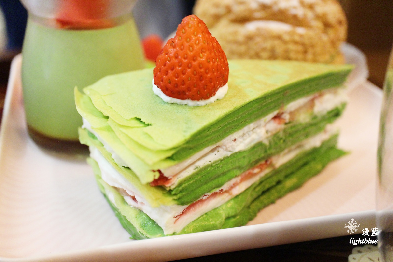 [ 台電大樓站美食 ] 淺藍 × 平安京茶事～草莓季限定抹茶甜點，四月底前趕緊來吃