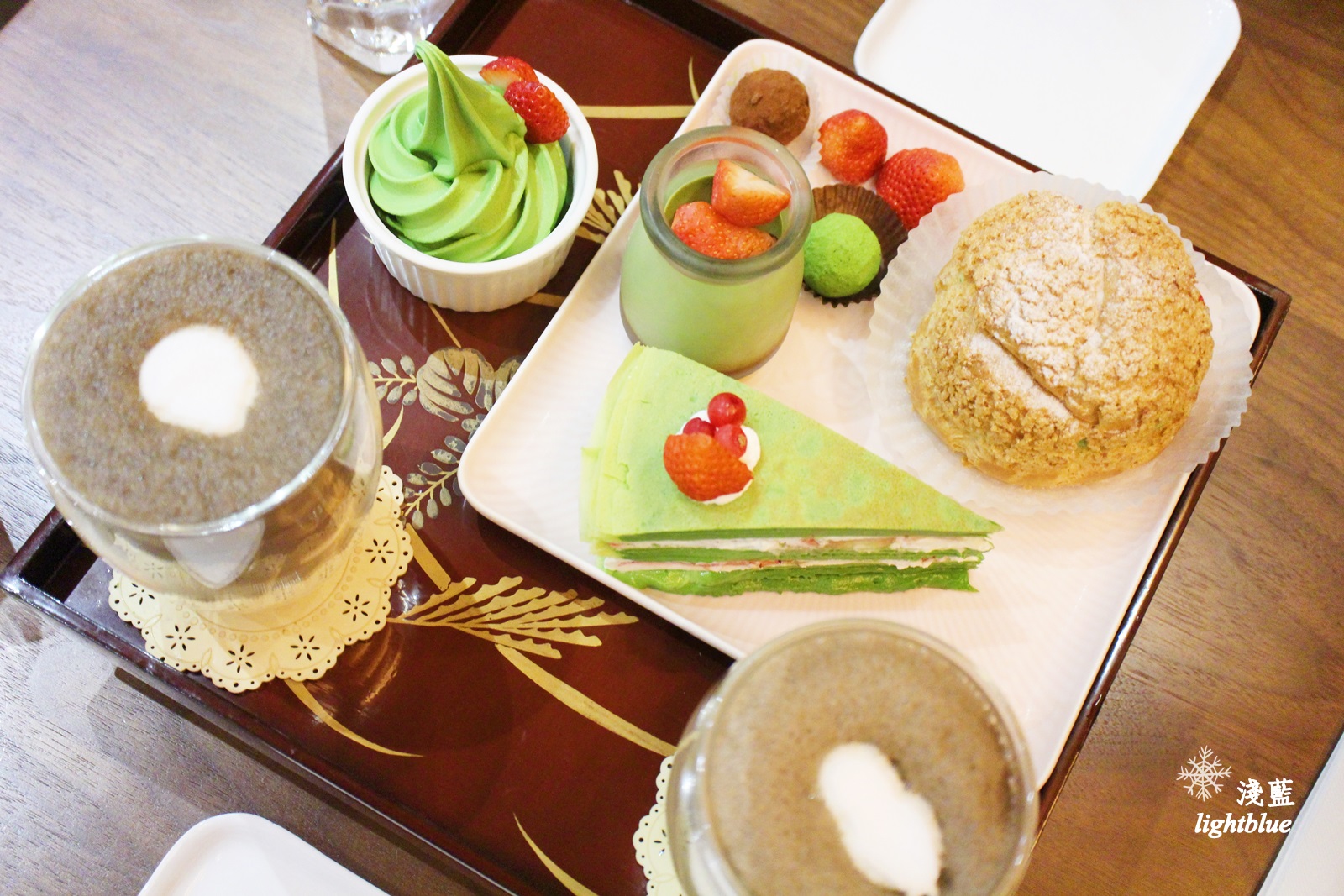 [ 台電大樓站美食 ] 淺藍 × 平安京茶事～草莓季限定抹茶甜點，四月底前趕緊來吃