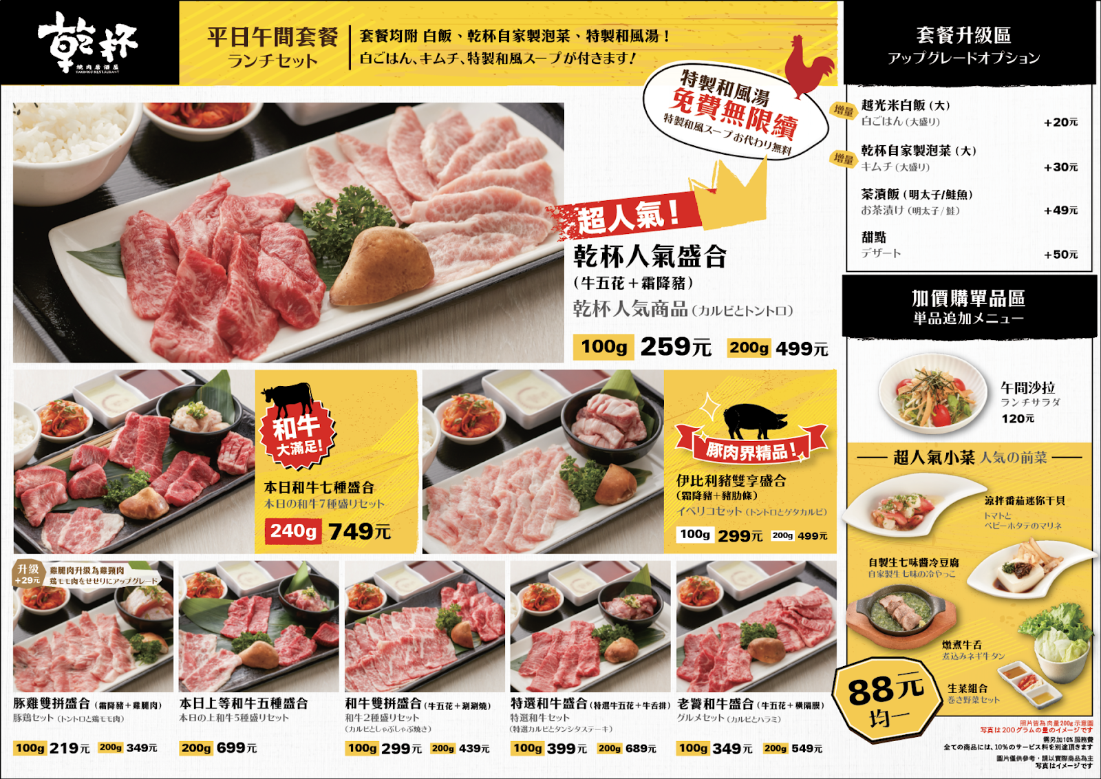 [新北板橋區]美食提案X 乾杯列車 (板橋站) ∥推出午間商業套餐, 上班族午餐新選擇和牛伊比利豬任你選∥