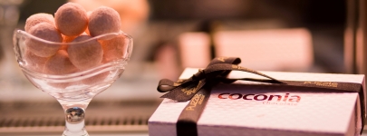 [試吃]來一抹淺綠色的幸福 - coconia 靜岡抹茶生巧克力