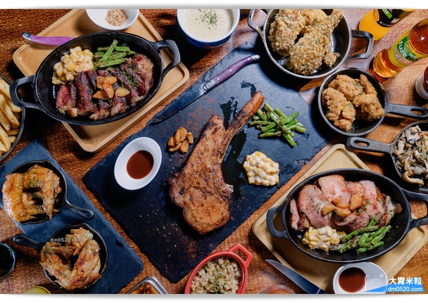 平日點排餐享沙拉吧吃到飽,MASTRO CAFE(戰斧教父內湖店),,SOP脆皮炸雞/牛尾湯無限喝！加50元再享粉紅氣泡酒/啤酒無限暢飲！內湖餐酒館推薦,內湖牛排餐廳推薦,內湖美式餐廳推薦,捷運港墘站