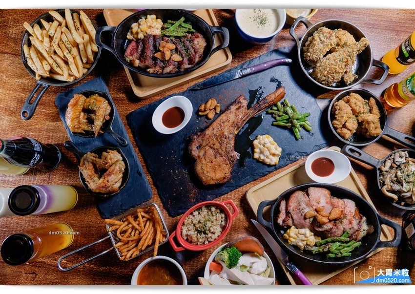 平日點排餐享沙拉吧吃到飽,MASTRO CAFE(戰斧教父內湖店),,SOP脆皮炸雞/牛尾湯無限喝！加50元再享粉紅氣泡酒/啤酒無限暢飲！內湖餐酒館推薦,內湖牛排餐廳推薦,內湖美式餐廳推薦,捷運港墘站