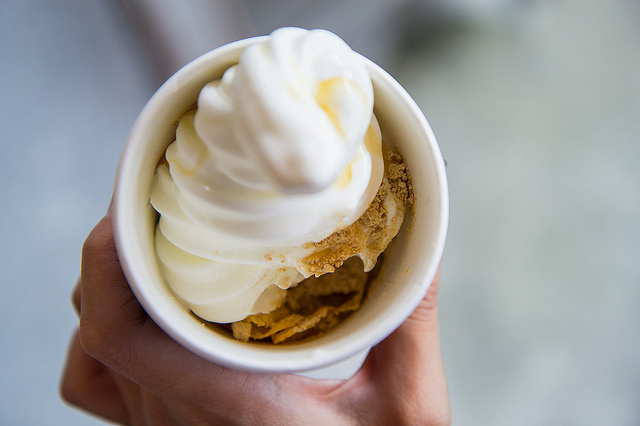 ╠台北後站美食╣大推義大利特濃冰淇淋 加鹽的冰喔!蜂巢旅店-Bee cafe