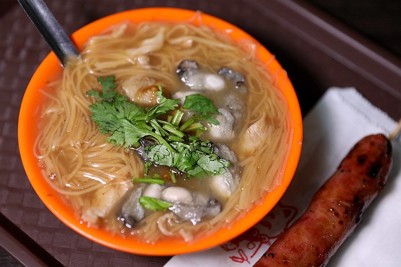 新北市板橋人氣小吃美食油庫口蚵仔麵線碳烤香腸21