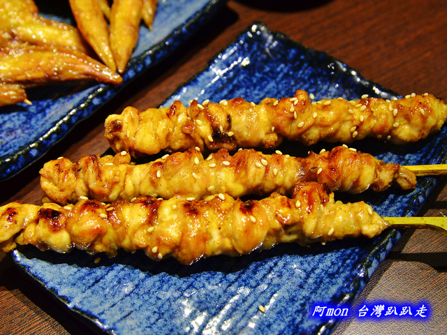 <台中西區>食記:吳留手串燒居酒屋~來自台北的知名燒烤店~推薦培根干貝串、明太子雞翅、香烤中捲