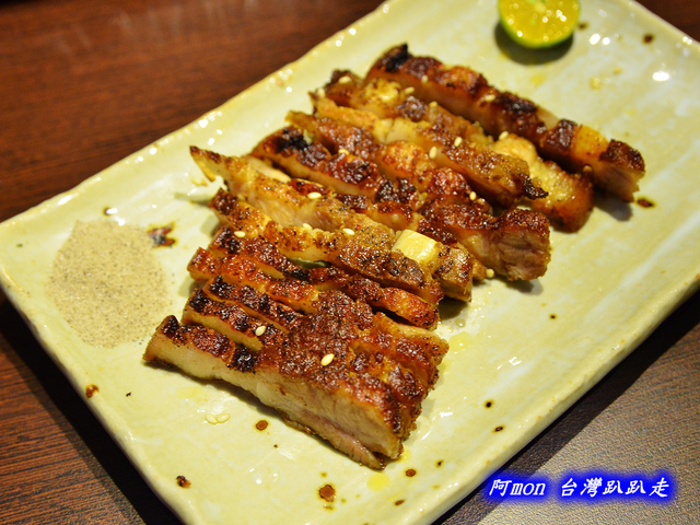 <台中西區>食記:吳留手串燒居酒屋~來自台北的知名燒烤店~推薦培根干貝串、明太子雞翅、香烤中捲