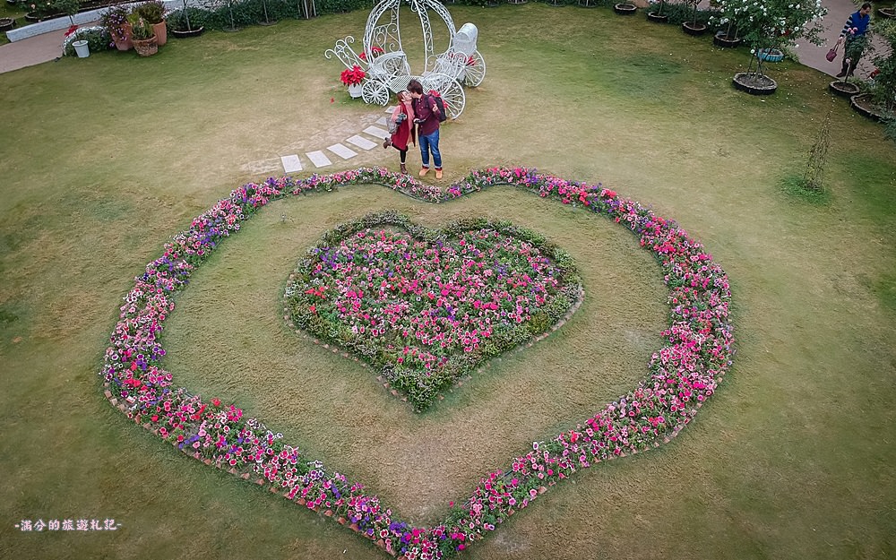 雲林古坑景點》蘿莎玫瑰莊園 免門票景點 南台灣最浪漫的雙心花園 情侶約會必訪 - 滿分的旅遊札記