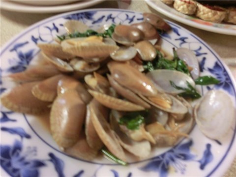 炒海瓜子 - 淡水區的淡水海風餐廳) 炒海瓜子 - 淡水區的淡水海風餐廳)