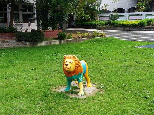 村東國小-幾米：【彰化大村景點】村東國小~童話故事繪本般的森林小屋，享受大書牆中的虛擬世界
