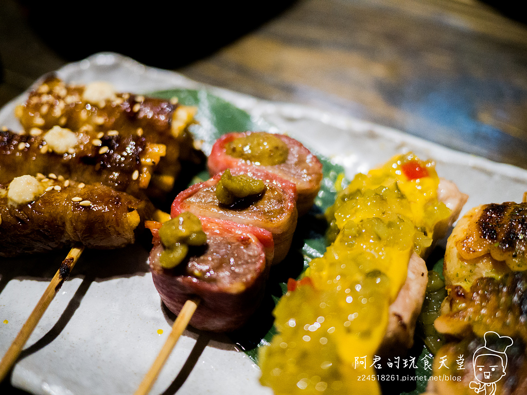 【台北】一号基地炭火食堂 ダイニングバー|充滿魅力的創意串燒|味自慢燒肉料理製作所