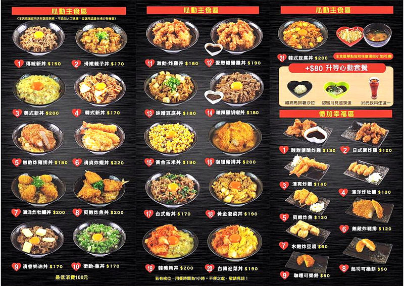 【台北】新丼 ~ 多達21種丼飯主餐可以選擇、口感美味份量足、而且丼飯牛肉還是用美國牛喔!!! / 長安西路 / 捷運台北車站 / 中山地下街
