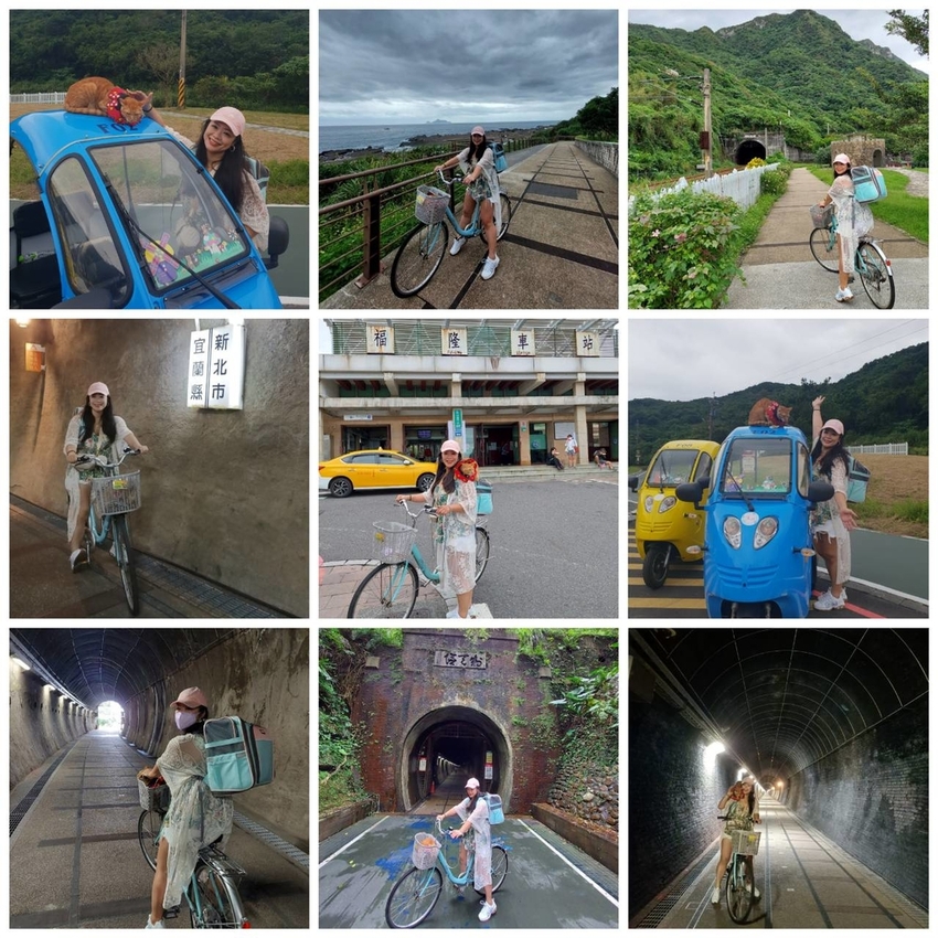 【新北.福隆】舊草嶺隧道騎自行車。草嶺之旅自行車行租車。漫遊無敵海景自行車道