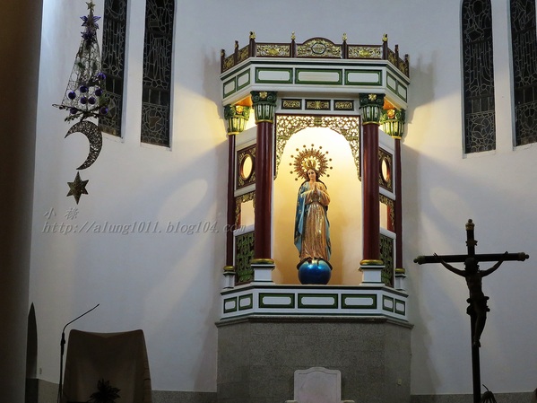 無玷聖母。聖潔的容顏.. 萬金聖母聖殿