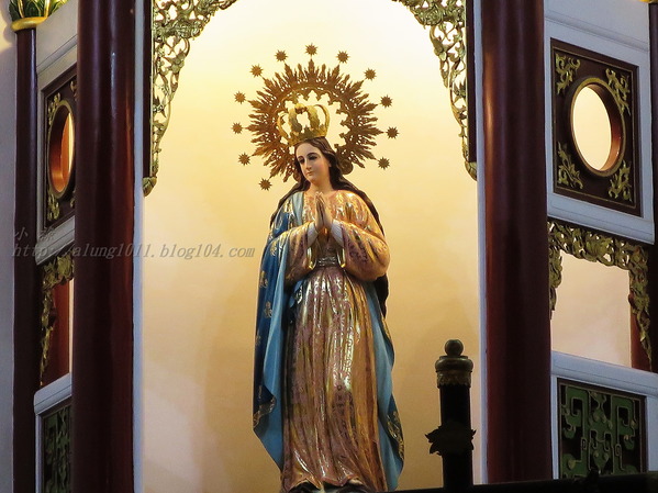 無玷聖母。聖潔的容顏.. 萬金聖母聖殿