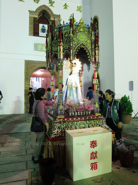 無玷聖母。聖潔的容顏.. 萬金聖母聖殿