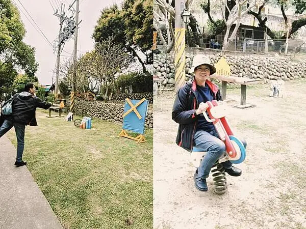 台中新社青青湖畔親水花園~創意西餐廳~烤肉區~親子同遊好樂趣