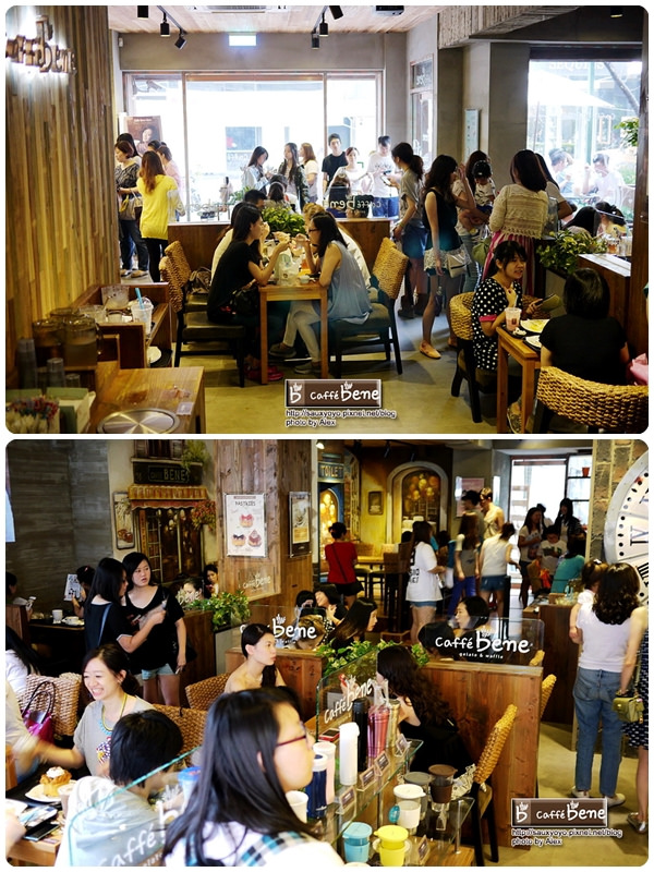 【台北】Caffe bene 카페베네 咖啡陪你 - 台北1號店-忠孝 ~ 韓流來襲 張根碩與韓藝瑟代言 韓偶像劇秘密花園場景~