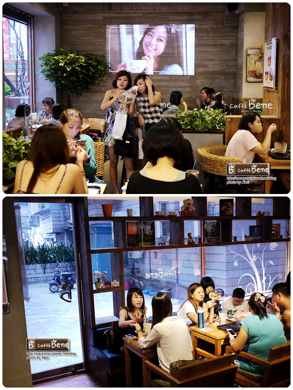 【台北】Caffe bene 카페베네 咖啡陪你 - 台北1號店-忠孝 ~ 韓流來襲 張根碩與韓藝瑟代言 韓偶像劇秘密花園場景~