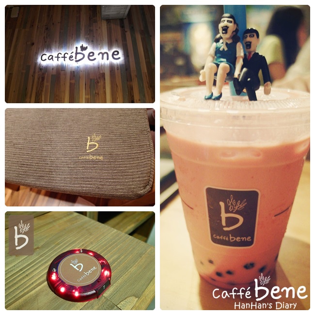 Caffe' bene 咖啡陪你✤Taipei台北忠孝店✤紅絲絨珍珠奶茶Milk tea Caffe' bene 咖啡陪你✤Taipei台北忠孝店✤紅絲絨珍珠奶茶Milk tea