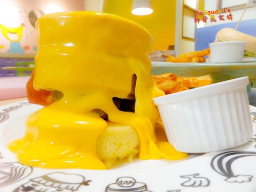 (體驗)[松菸]厚厚的鬆餅也能疊、壯觀驚奇的大份量甜點~疊疊樂 松菸店