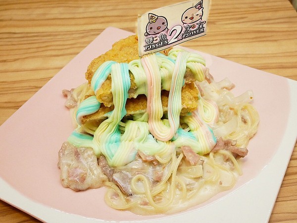 雙魚2次方(一中店):雙魚二次方-台中一中街旁創意漢堡 新推出的彩虹起司不只有外型更美味 動手做出屬於自己的漢堡 好吃又好玩