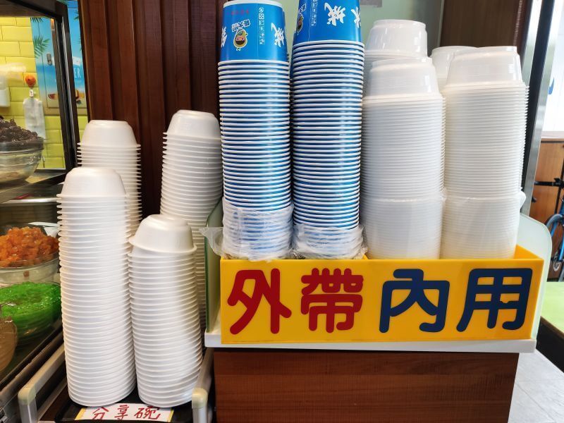 鉅大自助冰城 外帶內裝碗