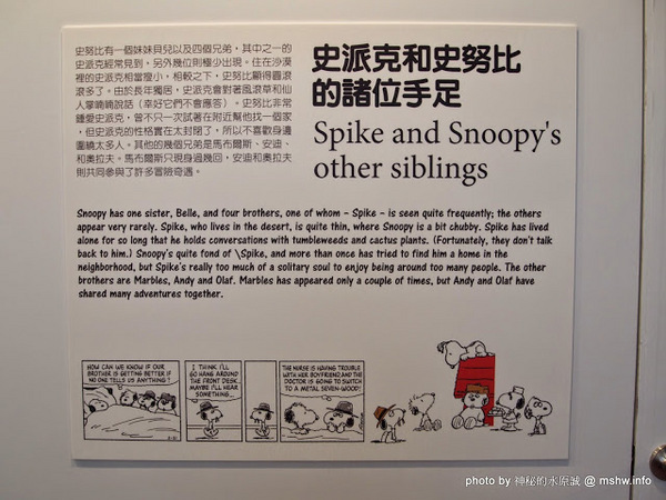 走進花生漫畫 史努比Snoopy65週年巡迴特展(台中站)：【景點】走進花生漫畫 Snoopy 65週年巡迴特展@台中世界貿易中心捷運BRT中港新城 : 空間與動線規劃更完善,還有高雄沒有的新展品喔!