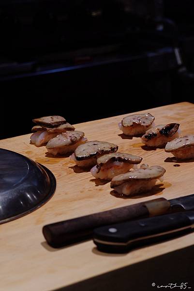 [ 台北美食 ] 森壽司-中山區預約制日式無菜單料理 干貝漢