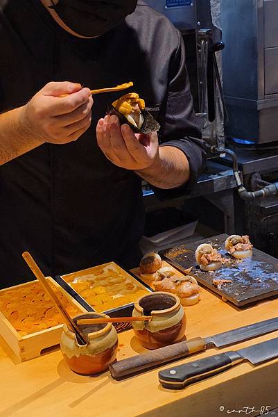 [ 台北美食 ] 森壽司-中山區預約制日式無菜單料理 干貝漢