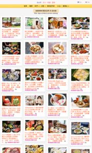 海綿飽飽的鳳梨城堡的美食牆