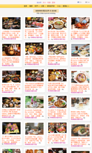 海綿飽飽的鳳梨城堡的美食牆