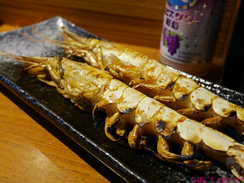 中山平價美食居酒屋推薦｜柒 串燒屋(長安店)｜食尚玩家推薦！天使紅蝦