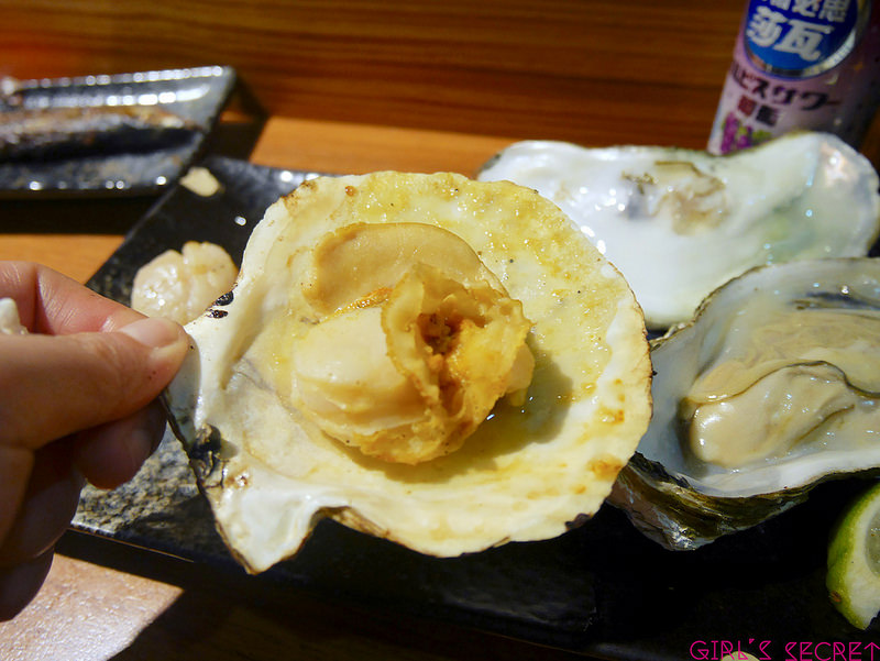 中山平價美食居酒屋推薦｜柒 串燒屋(長安店)｜食尚玩家推薦！扇貝