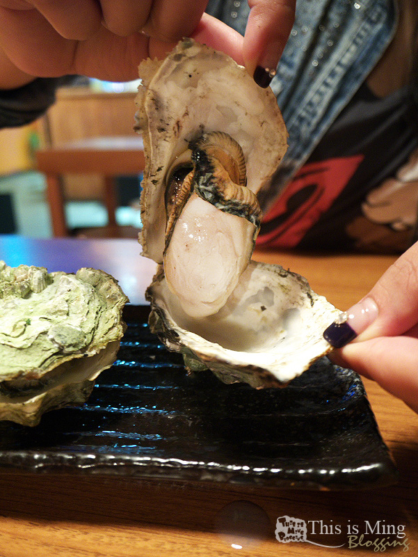 【台北中山│食記】柒‧串燒屋~巴掌大的烤生蠔!