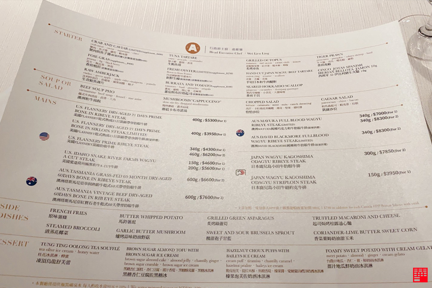 台北中山區美食／國賓大飯店A CUT牛排館！2020米其林一星評鑑　聖誕大餐、情人約會、家族聚餐首選