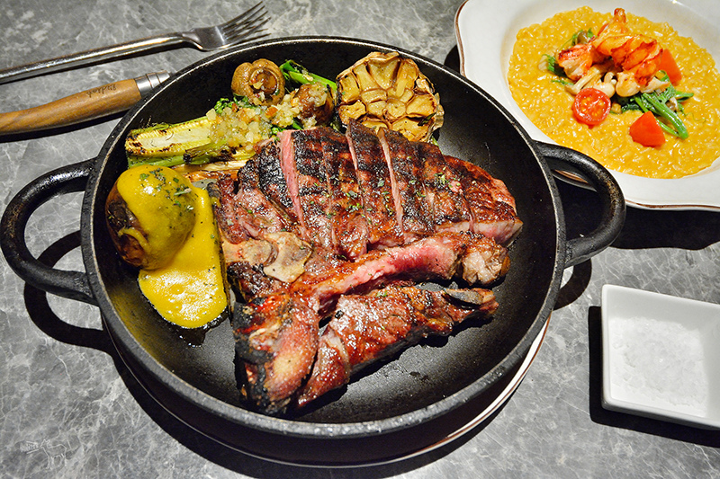 驢子餐廳 L'IDIOT 乾式熟成丁骨牛排與龍蝦燉飯,台北林森北路華泰飯店美食,捷運雙連站