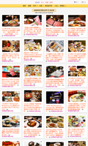 海綿飽飽的鳳梨城堡的美食牆