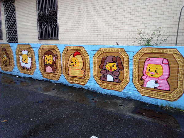下營區維尼村：【臺南Ω下營區】小熊維尼彩繪村。結合在地文化信仰的維尼彩繪