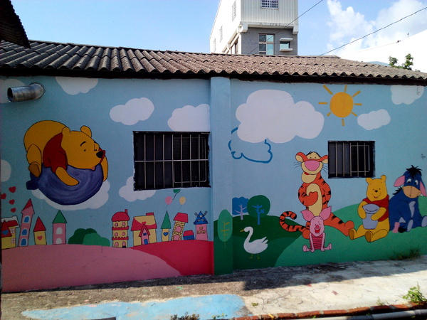 下營區維尼村：【臺南Ω下營區】小熊維尼彩繪村。結合在地文化信仰的維尼彩繪