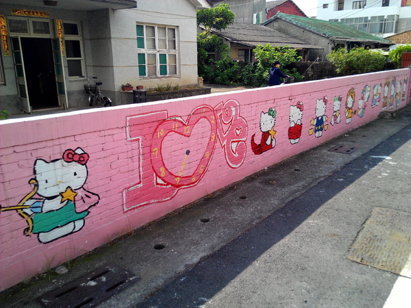 下營區維尼村：【臺南Ω下營區】小熊維尼彩繪村。結合在地文化信仰的維尼彩繪