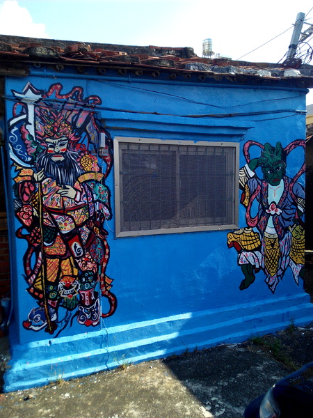 下營區維尼村：【臺南Ω下營區】小熊維尼彩繪村。結合在地文化信仰的維尼彩繪