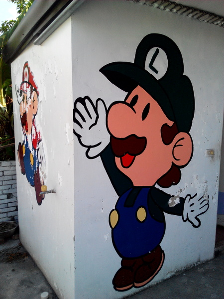 下營區維尼村：【臺南Ω下營區】小熊維尼彩繪村。結合在地文化信仰的維尼彩繪