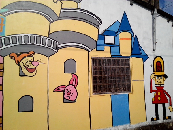 下營區維尼村：【臺南Ω下營區】小熊維尼彩繪村。結合在地文化信仰的維尼彩繪