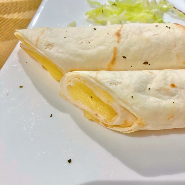 台北 中山區 松江南京站 品盛悅素軒 桂香套餐 墨西哥捲.JPG